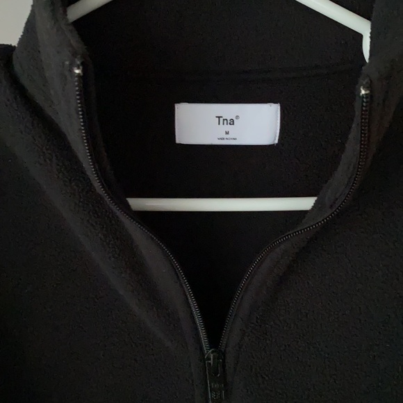 SOLD: TNA polar fleece 1/2 zip sweater - Picture 4 of 5